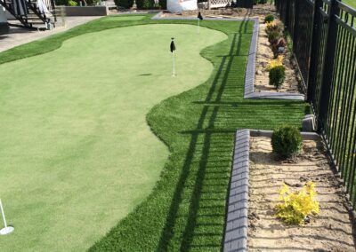 Putting Green with Landscaping
